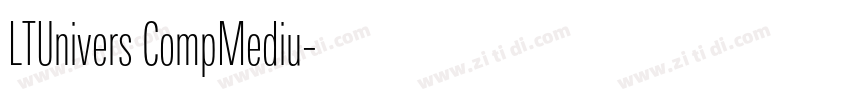 LTUnivers CompMediu字体转换